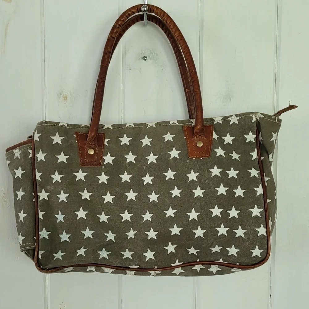 Myra Bag Freedom Of Stars Top Zip Top  Handle Bag